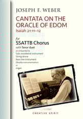 Cantata on the Oracle of Edom SSATTB Vocal Score cover